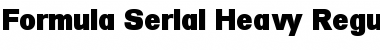 Formula-Serial-Heavy Regular Font