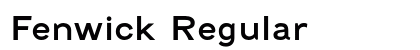Fenwick Regular (OpenType) Font Preview Fenwick Regular (OpenType) Font Preview