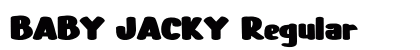 BABY JACKY Regular Font BABY JACKY Regular Font Preview