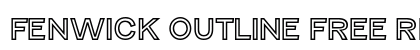 Fenwick Outline Free Regular (OpenType) Font Preview Fenwick Outline Free Regular (OpenType) Font Preview
