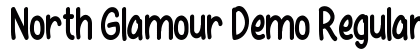 North Glamour Demo Regular Font North Glamour Demo Regular Font Preview