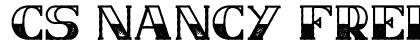 CS Nancy Free HalfblockRough Regular Font CS Nancy Free HalfblockRough Regular Font Preview