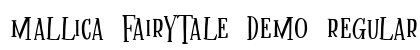 Mallica Fairytale DEMO Regular Font Preview Mallica Fairytale DEMO Regular Font Preview