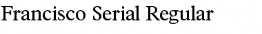Francisco-Serial Regular Font