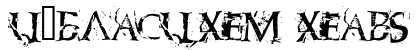 X_Blaschem Heavy Font Preview X_Blaschem Heavy Font Preview