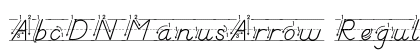 AbcDNManusArrow Regular Font AbcDNManusArrow Regular Font Preview