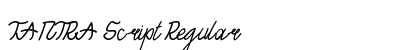 TANTRA Script Regular Font Preview TANTRA Script Regular Font Preview