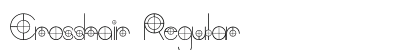 Crosshair Regular Font Crosshair Regular Font Preview