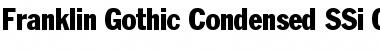 Franklin Gothic Condensed SSi Condensed Font