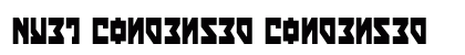 Nyet Condensed Condensed Font Nyet Condensed Condensed Font Preview