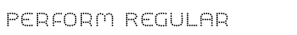 Perform Regular Font Preview Perform Regular Font Preview
