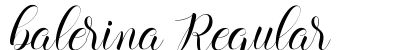 balerina Regular (OpenType) Font Preview balerina Regular (OpenType) Font Preview