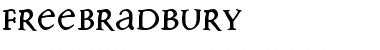 FreeBradbury Regular Font