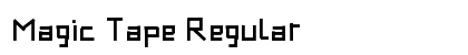 Magic Tape Regular Font Preview Magic Tape Regular Font Preview