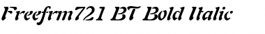 Freefrm721 BT Bold Italic