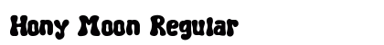 Hony Moon Regular Font Hony Moon Regular Font Preview