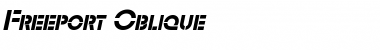 Freeport Oblique Font