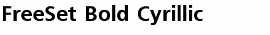 FreeSet Bold Cyrillic Font