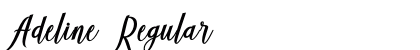Adeline Regular (OpenType) Font Preview Adeline Regular (OpenType) Font Preview