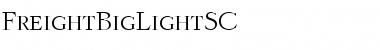 FreightBigLightSC Regular Font