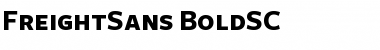 FreightSans BoldSC Font