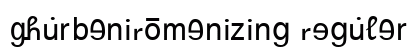 GurbaniRomanizing Regular Font GurbaniRomanizing Regular Font Preview