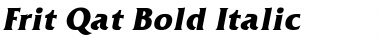 Frit-Qat Bold-Italic