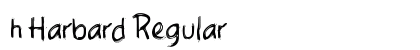 h Harbard Regular Font Preview h Harbard Regular Font Preview