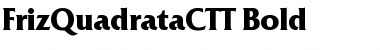FrizQuadrataCTT Bold Font