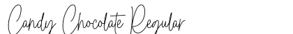 Candy Chocolate Regular (OpenType) Font Preview Candy Chocolate Regular (OpenType) Font Preview