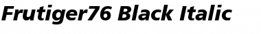Frutiger76-Black Font