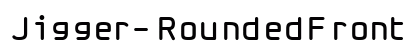 Jigger-RoundedFront Regular Font Jigger-RoundedFront Regular Font Preview