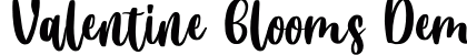 Valentine Blooms Demo Regular (OpenType) Font Preview Valentine Blooms Demo Regular (OpenType) Font Preview