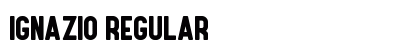 Ignazio Regular Font Preview Ignazio Regular Font Preview