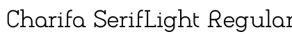 Charifa SerifLight Regular Font Charifa SerifLight Regular Font Preview