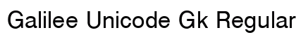Galilee Unicode Gk Regular Font Galilee Unicode Gk Regular Font Preview