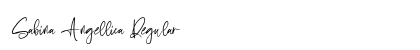 Sabina Angellica Regular (OpenType) Font Preview Sabina Angellica Regular (OpenType) Font Preview