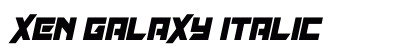 Xen Galaxy Italic (OpenType) Font Preview Xen Galaxy Italic (OpenType) Font Preview