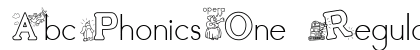 AbcPhonicsOne Regular Font AbcPhonicsOne Regular Font Preview