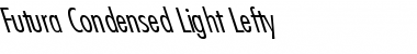 Futura-Condensed Light-Lefty Regular Font