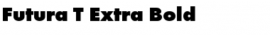 Futura T Extra Bold Regular Font