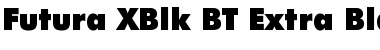 Futura XBlk BT Extra Black Font