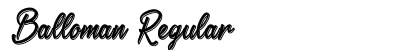 Balloman Regular (OpenType) Font Preview Balloman Regular (OpenType) Font Preview