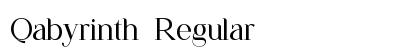 Qabyrinth Regular Font Preview Qabyrinth Regular Font Preview