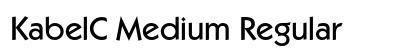KabelC Medium Regular (OpenType) Font Preview KabelC Medium Regular (OpenType) Font Preview