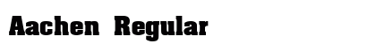 Aachen Regular Font Preview Aachen Regular Font Preview
