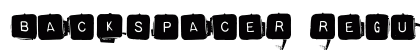 Backspacer Regular Font Backspacer Regular Font Preview