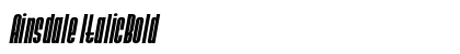 Ainsdale ItalicBold Font Ainsdale ItalicBold Font Preview