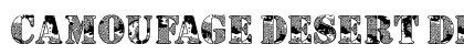 Camoufage Desert Desert Font Preview Camoufage Desert Desert Font Preview