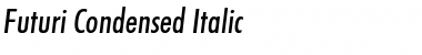 Futuri Condensed Italic